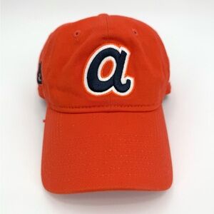 New Era Hat Auburn Tigers Atlanta Braves Collab Hat Orange Blue “AU” “a” Logos